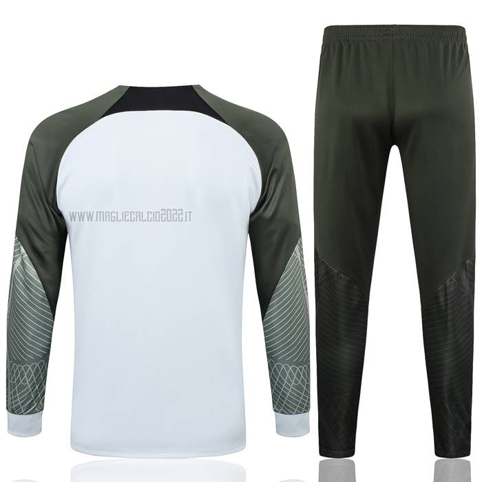 Tuta da Track de Giacca del FC Barcellona Bambino 2023-2024 Grigio